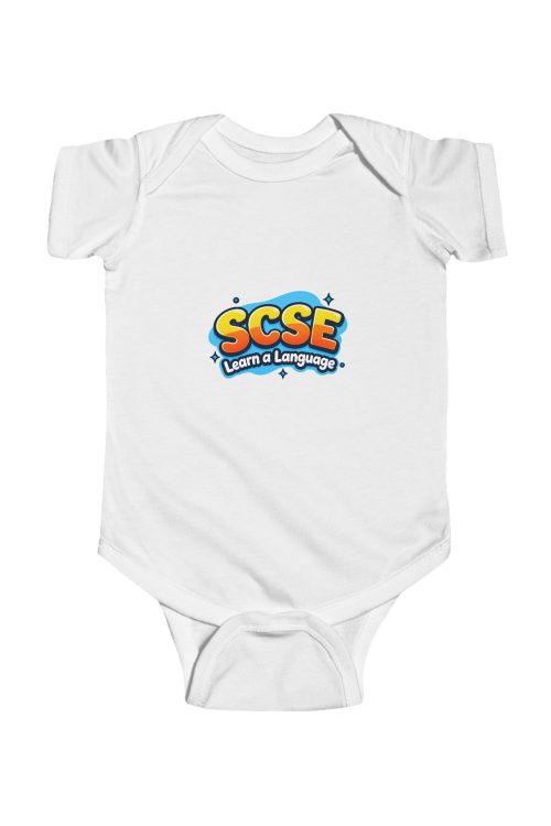 SCSE Learn a Language Baby Bodysuit